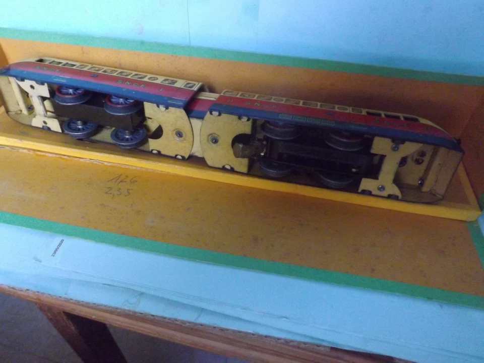 autorail bugatti hornby  jep Electrique avec boite fonctionne très bien - Photo 3/4