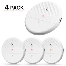 125dB Ultra-Slim Wireless Glass Break Detector Window Alarm Vibration Sensor