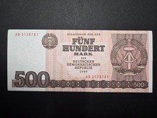 Germany DDR 500 Marks 1985