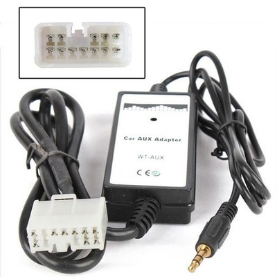WMA Decoder AUX Adapter CD 3,5mm 12V DC AUX Eingang für Toyota für Camry