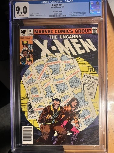 X-Men #141 CGC 9.0 White Pages Newsstand