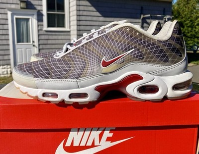 2019 Nike Air Max Plus Tn OG Retro Red Quad Wave Grid Grid Size 12 Bv1983-001