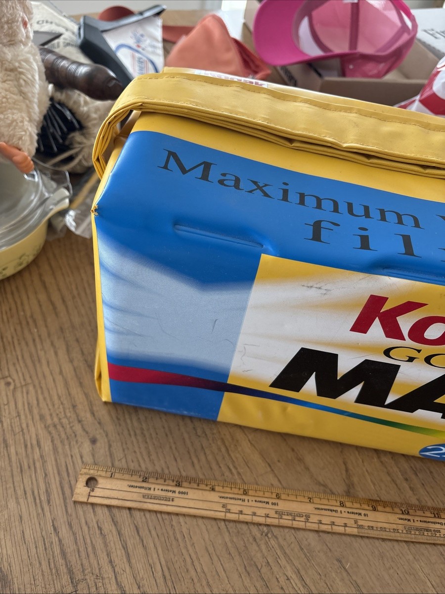 【コレクターアイテム】 80s VINTAGE EXPLOLER用ソフトケース Vintage 1980's KODAK Gold Max Film Vinyl Cooler Camera Case