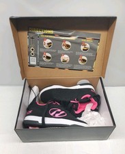 Heelys Black Pink Voyager Skate Sneakers Girls Youth Size 13C Model 100714H