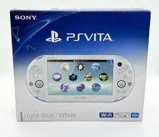  Excellent PS Vita PCH-2000 ZA14 Light Blue / White Sony Playstation Boxed