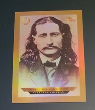 2025 Pieces Of The Past Villains Wild Bill Hickock 1/10 Gold Relic Card