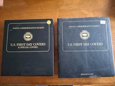 2 Postal Commerative Society U.S First Day Covers & Special Covers Stamp Books