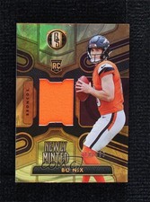 2024 Panini Gold Standard Newly Minted Memorabilia 318/499 Bo Nix #NMM-BNX 16wc