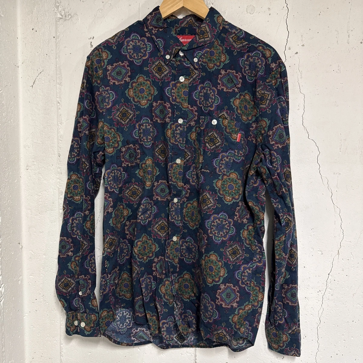 Supreme Paisley Casual Button-Down Shirts for Men for sale | eBay