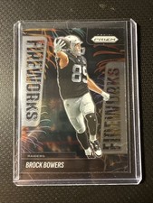 2025 Panini Prizm Fireworks Brock Bowers Insert #11 Las Vegas Raiders Football