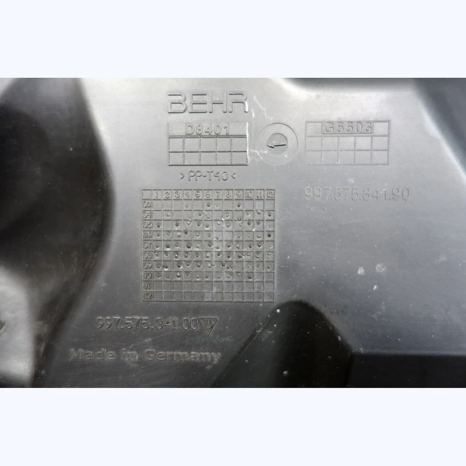 2005-2012 Porsche 997 911 987 Cayman Boxster Left Driver Radiator Air Duct OEM - Image 4 of 4