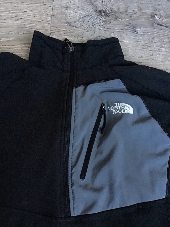 The North Face Mens 1/4 Zip Tech Flashdry Fleece Sweatshirt Black Size Medium M - Image 4 of 4