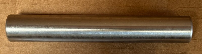 NOMAD AODD PART N02-3810-03, SHAFT, STAINLESS STEEL, RUBBER-FITTED, STRAIGHT