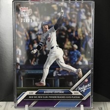 MLB SHOHEI OHTANI 2024 TOPPS NOW Card No. 743 BASEBALL DODGERS 53-53 CLUB Purple