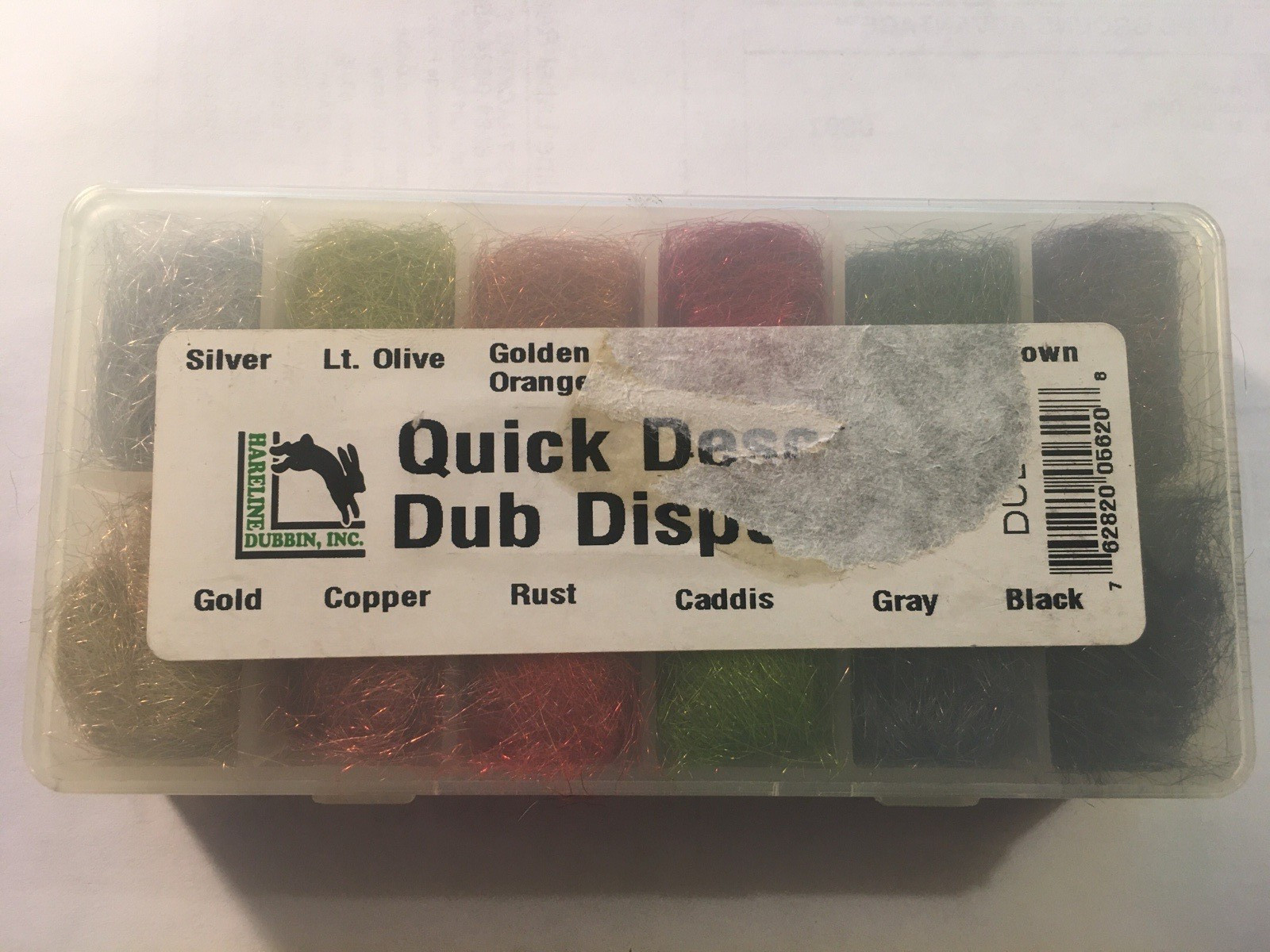 Fly Tying Sparkle Dubbing Hareline Dubbin Quick Descent Multicolor Dispenser