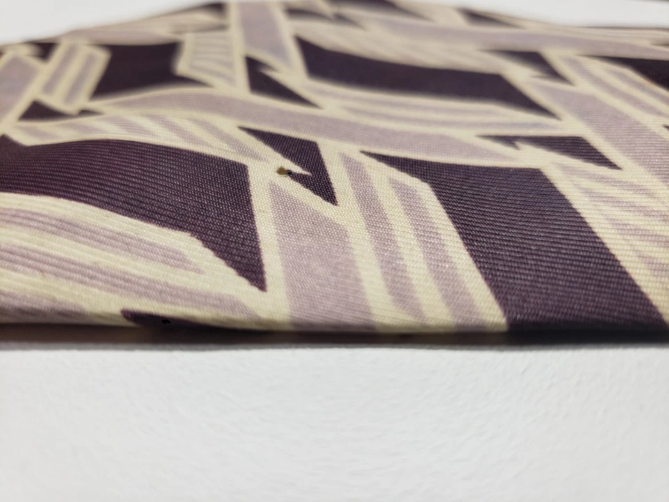 RARA Corbata Ultra De Colección 49.5" 20s 30s 40s Sin Forro Interior Abstracta Hecha a Mano EE. UU. Foto 4 de 4