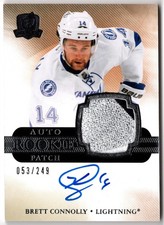 2011-12 Upper Deck The Cup Rookie Patch Auto BRETT CONNOLLY 134 249 Lightning RC
