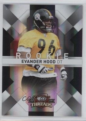 2009 Donruss Threads Century Proof Silver 77/250 Evander Hood #138 Rookie RC 1s7