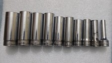 Snap On Deep Socket Set 6 pt SFS281 261 241 221 201 181 161 141 121 3/8 Drive