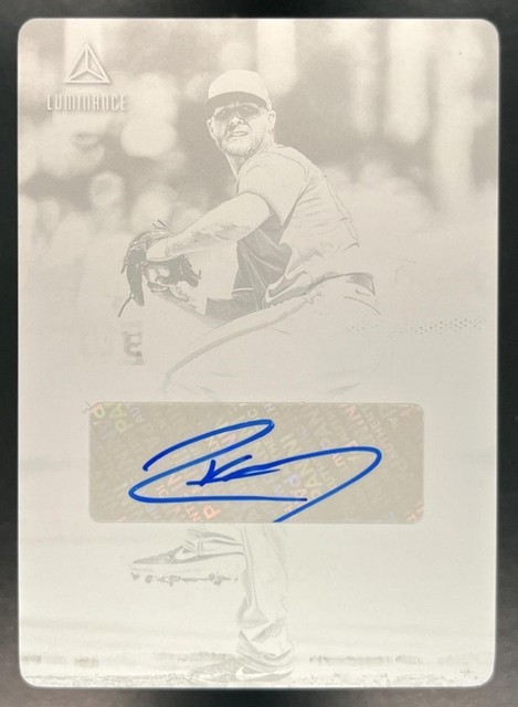 Austin Voth 1/1 Auto 2020 Panini Chronicles Luminance Printing Plates #LA-AV