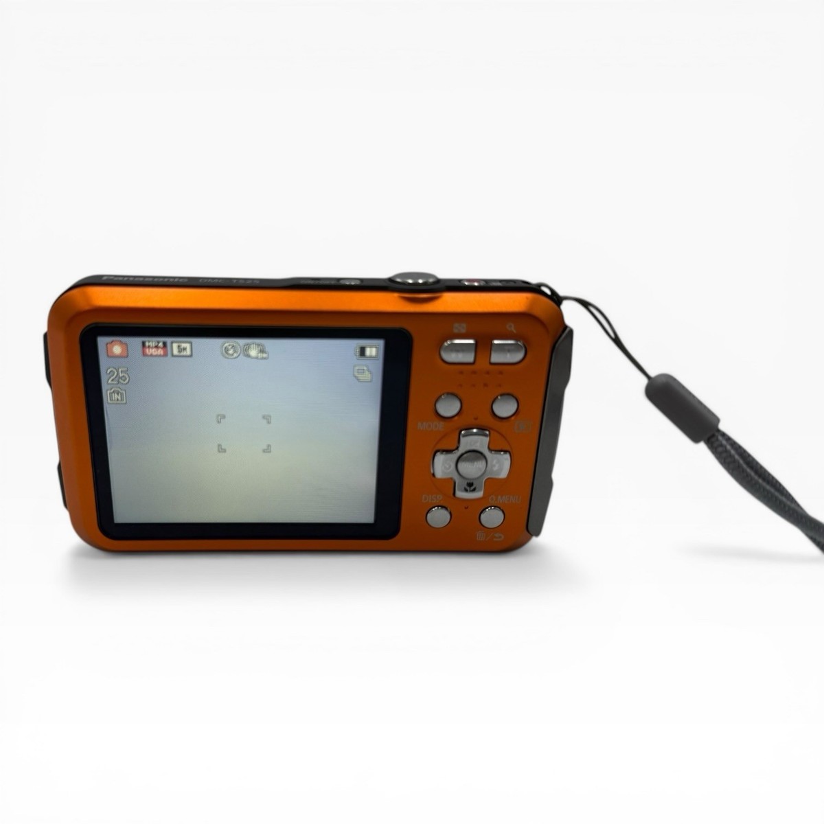 Panasonic LUMIX DMC-TS25 Waterproof Digi Orange Cam 16.1Mp - MINT