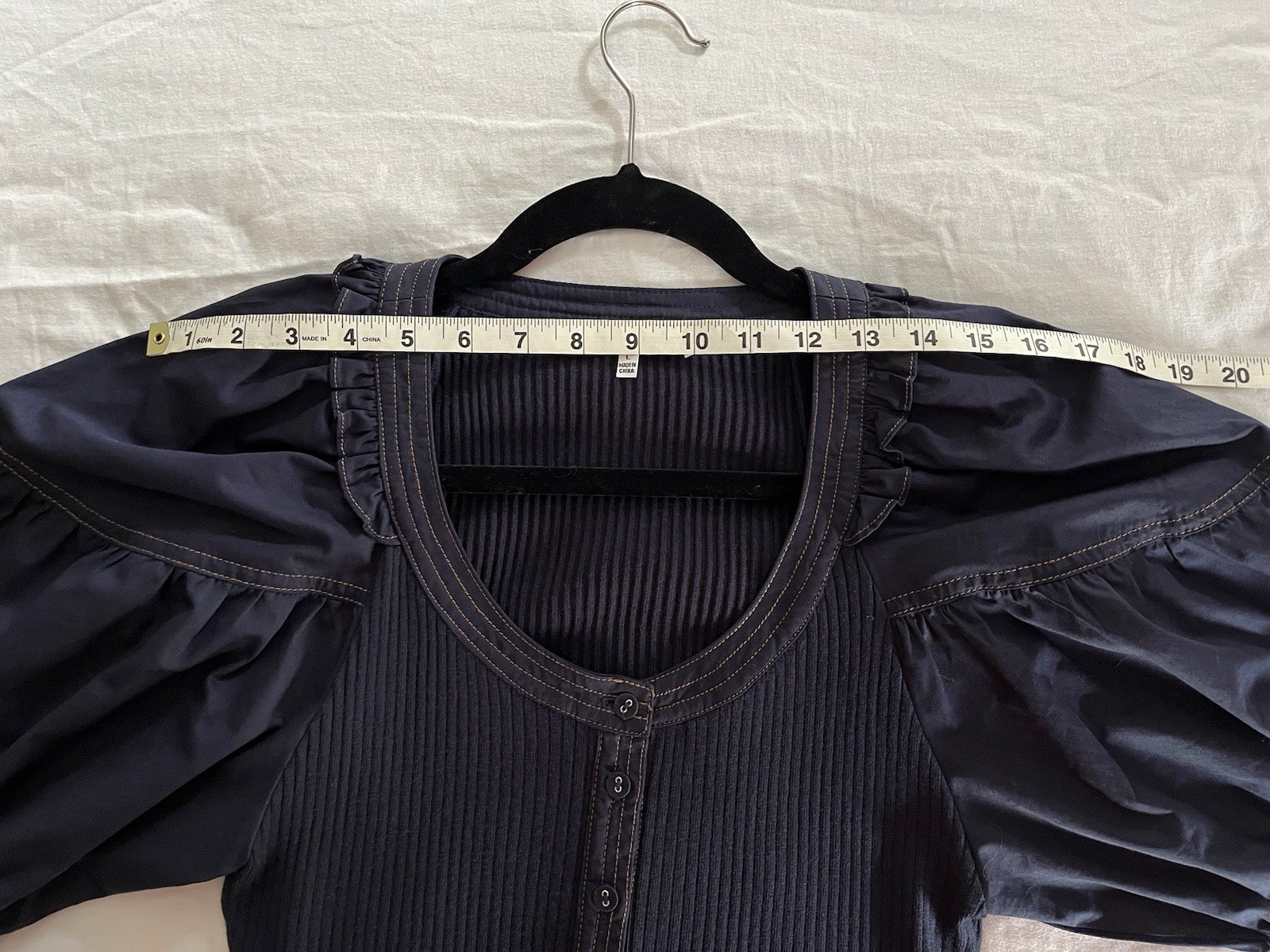 Sofie The Label Cropped Exaggerated Puff Sleeve B… - image 11