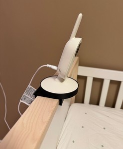 Philips Avent Babyphone SCD882/26 auf Ikea ÄLSKVÄRD Halterung | schwarz, NEU