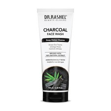 DR.RASHEL Charcoal Face Wash Deep Cleansing & Anti-Polltion Active Cool 100 ml