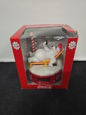 Vintage 1995 Coca-Cola Polar Bear Clock w/Instructions - Untested