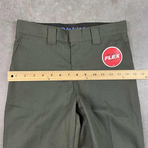 Pantalón Dickies 879 Juvenil 12 Verde Chino Skatebord Nuevo - Imagen 14 de 21