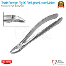 Root Tooth Forceps Fig.90 Dental Upper Lower Molars Extraction Surgical Forceps