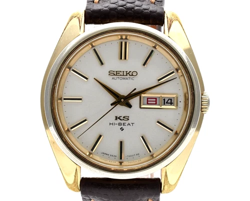 【EXC+5】King Seiko 5626-7000 Hi-Beat Gold Vintage 1969 Automatic Mens Watch JAPAN