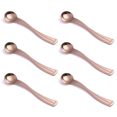 6 Pcs Coffee Dessert Spoon Long Handle Stirring Spoons Kitchen Accessorie