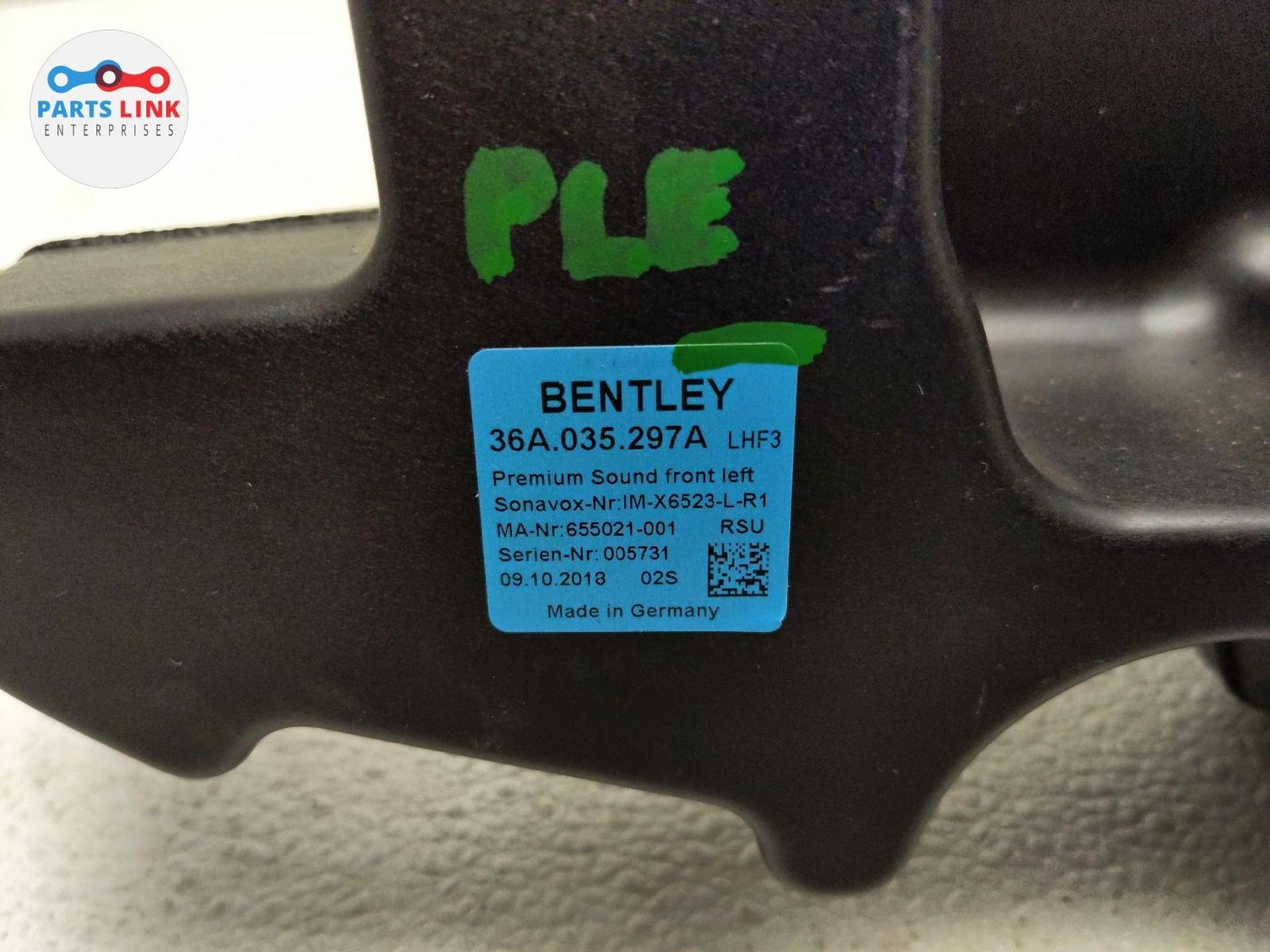 Bentley Bentayga 2016-2020 FRONT+LEFT Subwoofer
