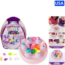 Hatch The Rainbow: 6 Hatchimals, Color Reveal Eggs  10 Accessories for Ages 3 