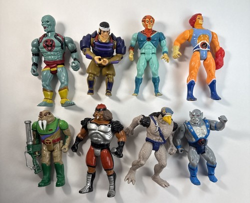 Vintage Thundercats 8 Action Figure Lot LJN