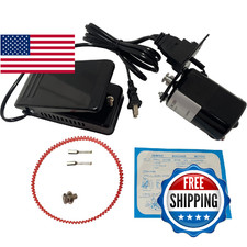 Sewing Machine Motor 110VAC 100W with Foot Pedal, Belt, Bracket