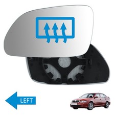 Spiegelglas beheizbar Links Glas Asphärisch für VW Polo 9N 9N3 Facelift 2005-09