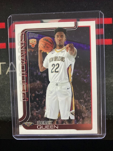 2025-26 Topps Flagship #213 Derik Queen Base RC PELICANS
