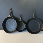 3 Wagner Ware Sidney O 1056 E Cast Iron Pan 9” No 6 8-5 3