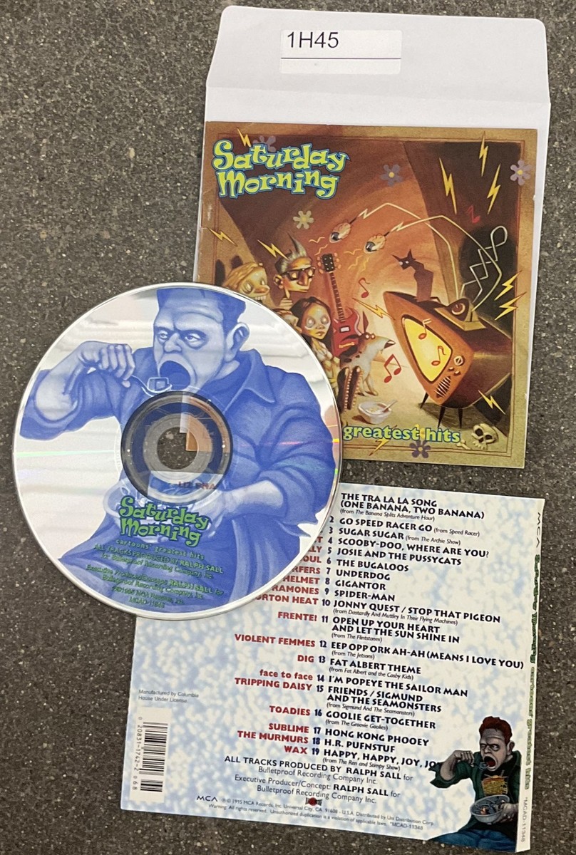 洋楽 Saturday Morning Cartoons' Greatest Hits Saturday Morning: Cartoons' Greatest Hits (CD, -1995 No Case #1H45