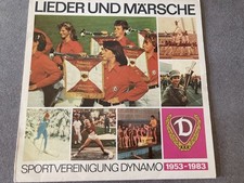 Schallplatte Lieder und Märsche LP Dynamo Sportvereinigung 1983