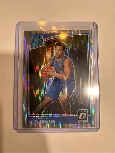 2018-19 Panini Donruss Optic - Rated Rookie Jalen Brunson #179 Shock Prizm (RC)
