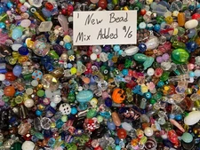 *~200~💕Piece Glass Loose Beads*7oz+ Bulk Mixed Lot #1 Craft Jewelry!!!😀