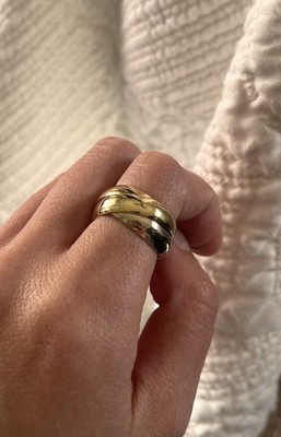 Vintage Cartier Trinity Ring XL Model 18k Sz 52 US size 6.25 | eBay