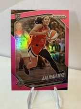 2025 Panini Prizm WNBA #15 Aaliyah Nye Pink Prizm Rookie /175 Aces