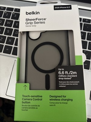 Belkin Sheer Force Grip Series Case for Apple 2025 iPhone 6.3 