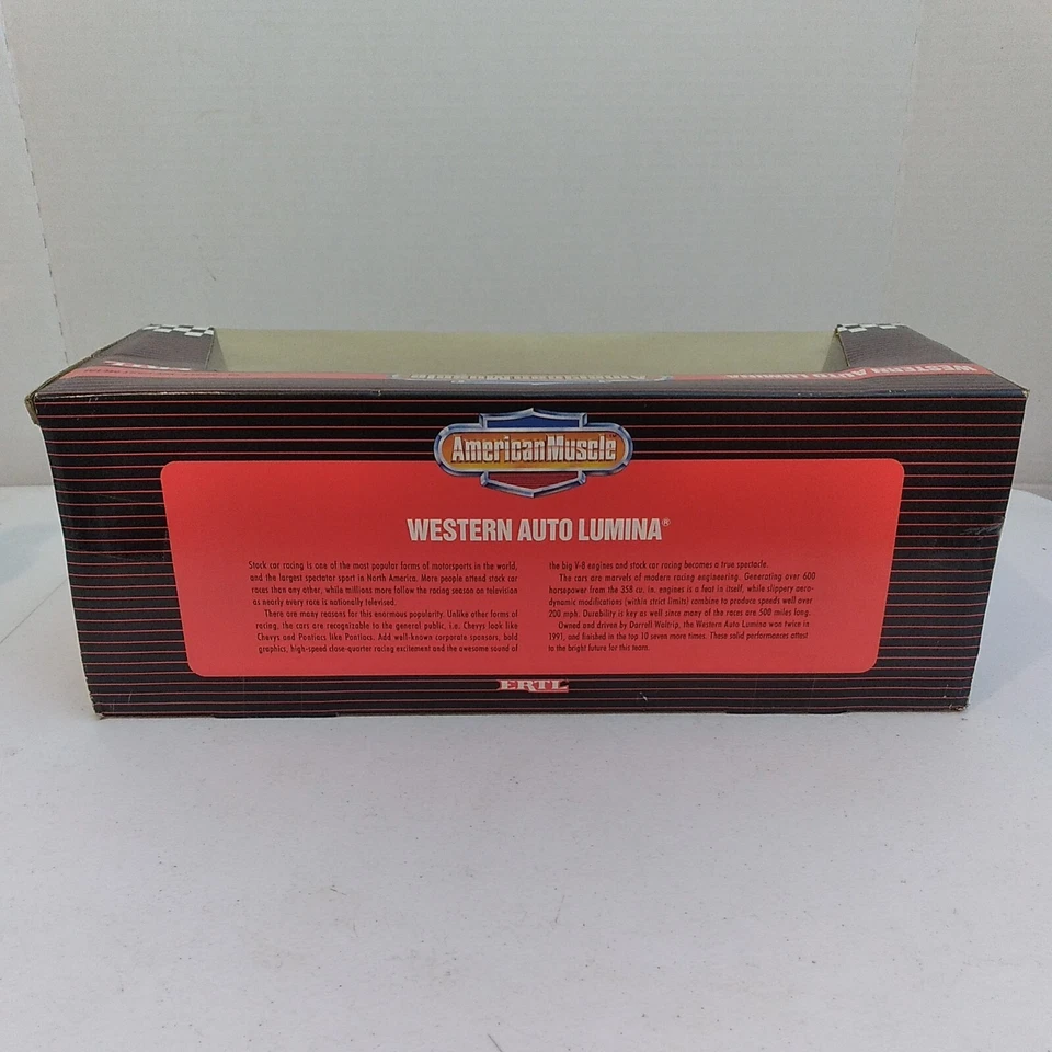 Ertl 1:18 American Muscle Diecast Nascar Western Auto Lumina #17 Waltrip car Foto 4 de 4