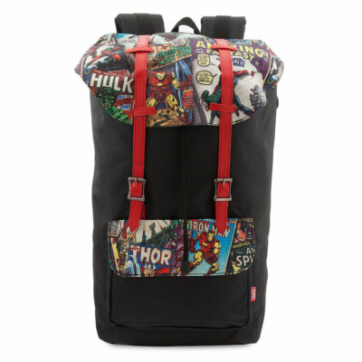Disney Store Marvel Urban Backpack Hulk Iron Man Thor Spiderman Tote Fashion Bag