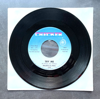 7'' Maurice & Mac - Try Me / So Much Love - US Checker